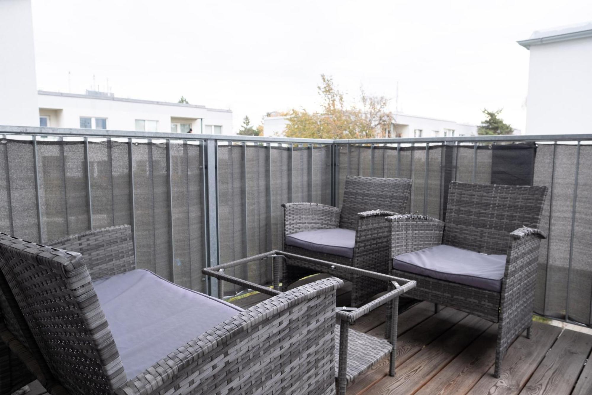 Modern Apartment W/ Cozy Balcony Near City Center Viena Exterior foto